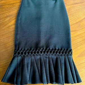 HERVE LEGER bandage black skirt (size S)